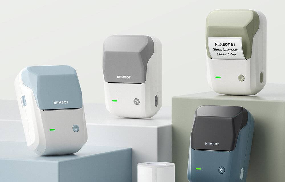 Niimbot B1 kabelloser Etikettendrucker (grün)