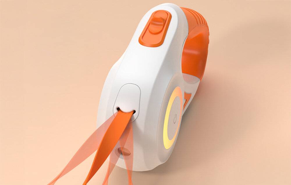 Rojeco Automatische Hundeleine LED 5 m (grün)