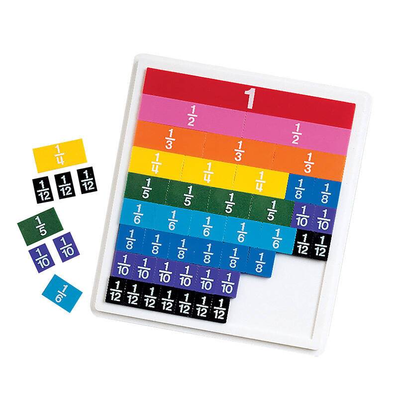 Regenbogen-Bruchteile mit Tablett Learning Resources LER 0615