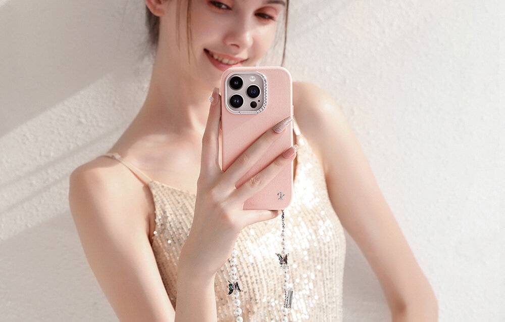 Joyroom PN-15F1 Sternentasche für iPhone 15 Pro Max (rosa)