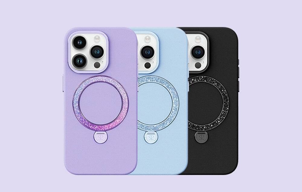 Joyroom PN-15L4 Tasche Dancing Circle für iPhone 15 Pro Max (lila)