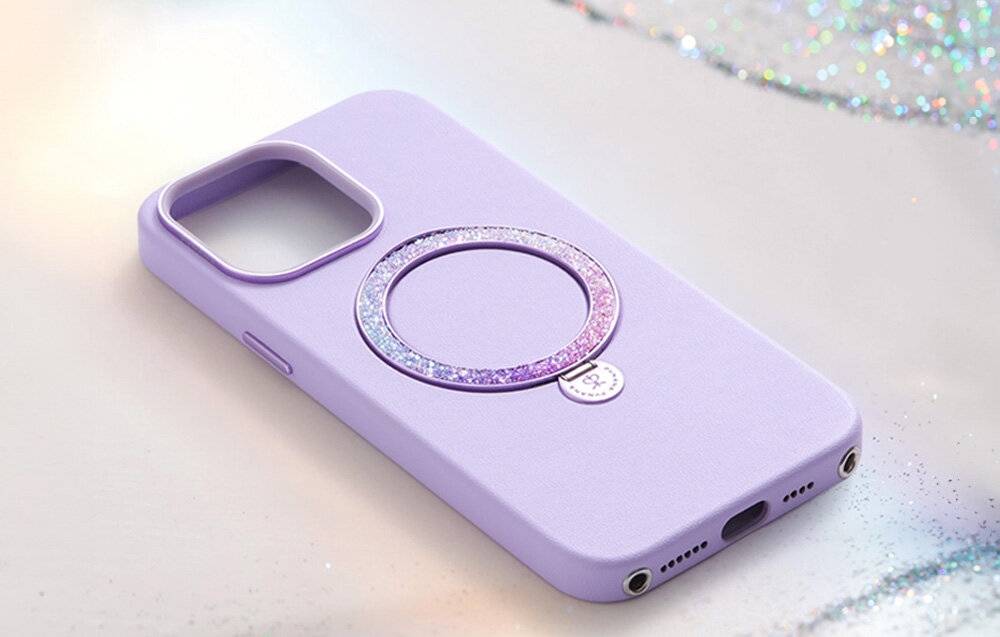 Joyroom PN-15L4 Tasche Dancing Circle für iPhone 15 Pro Max (lila)