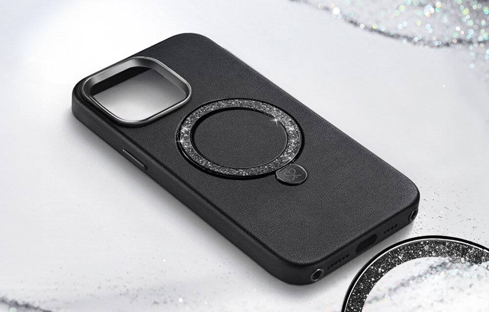Joyroom PN-14L4 Tasche Dancing Circle für iPhone 14 Pro Max (schwarz)