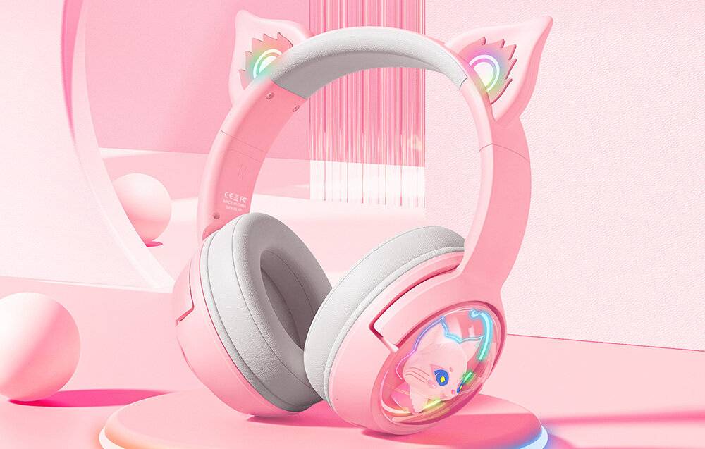 ONIKUMA B5 Gaming-Headset (Rosa)