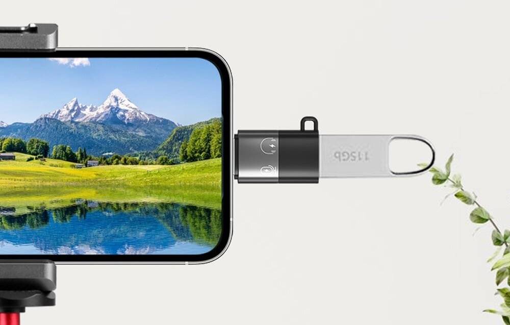 Adapter OTG USB-C auf Lightning Puluz PU649B