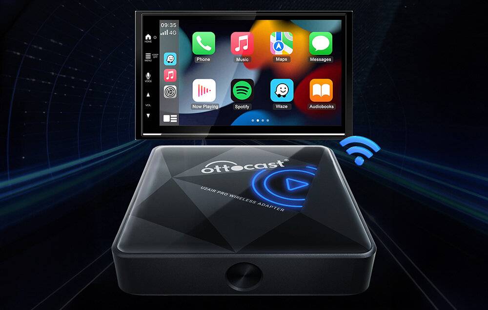 Drahtloser Adapter, Ottocast, CP82, U2-AIR PRO Carplay (schwarz)