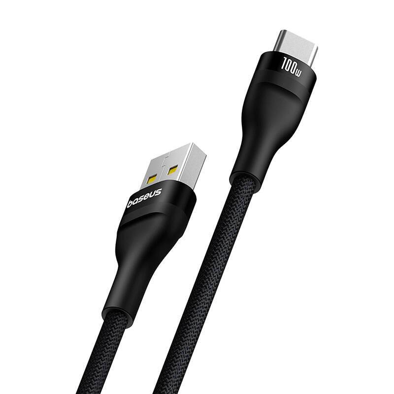 Ladekabel Baseus Flash 2 USB auf USB-C 100W, 2m (schwarz)