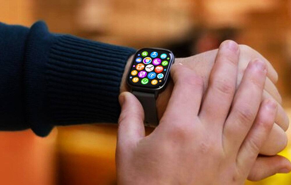 Zeblaze GTS 3 Smartwatch (Schwarz).