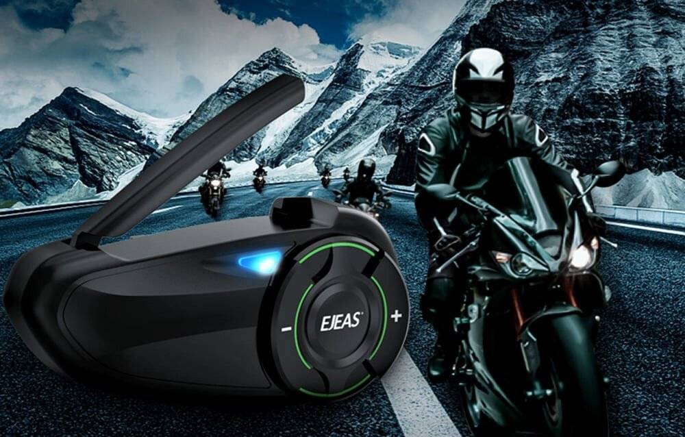 EJEAS Q8 Motorrad-Sprechanlage