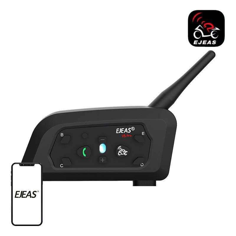 EJEAS V6PRO+ Motorrad-Sprechanlage