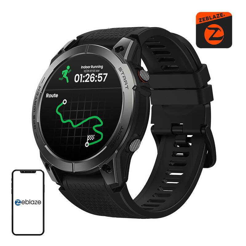 Zeblaze Stratos 3 Pro Smartwatch (Schwarz)