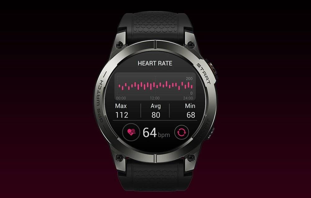 Zeblaze Stratos 3 Pro Smartwatch (Schwarz)