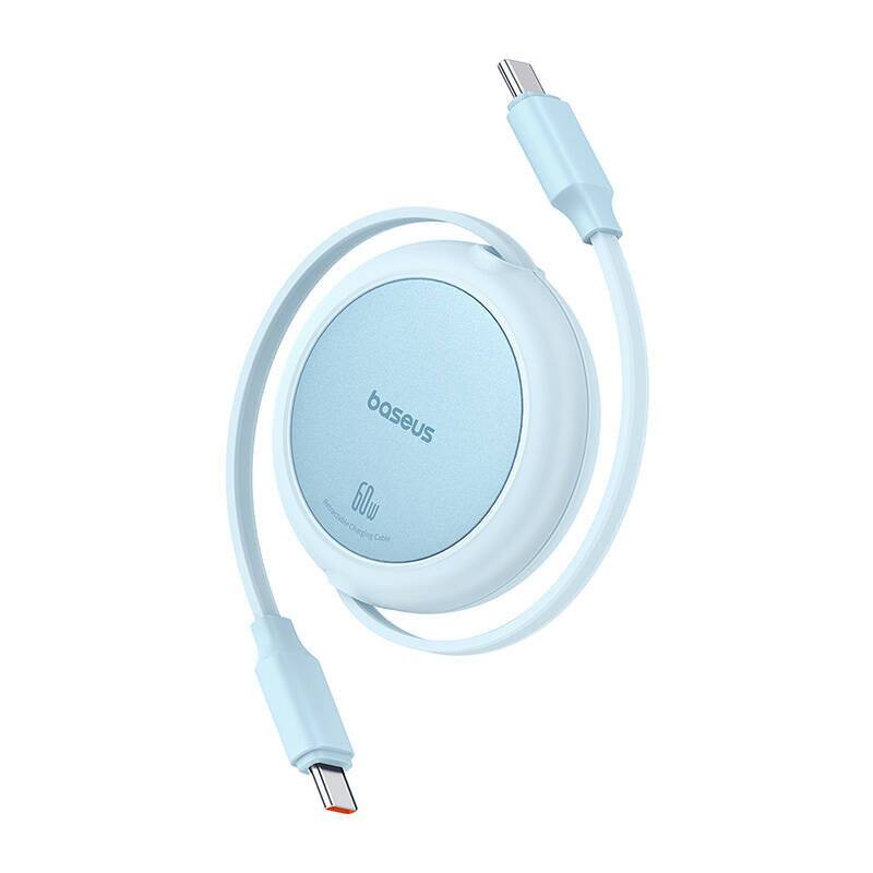 Baseus Free2Pull Mini USB-C auf USB-C 60W USB-Kabel, 1m (blau)