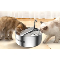 Edelstahl Haustier Wasserbrunnen & Feeder 2in1 3.2l Rojeco Edelstahl Haustier Wasserbrunnen & Feeder 2in1 3.2l Rojeco