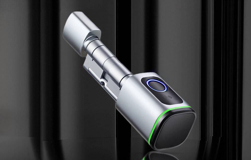 Avatto SDL-S1-S100 100mm Silber digitaler Schließzylinder