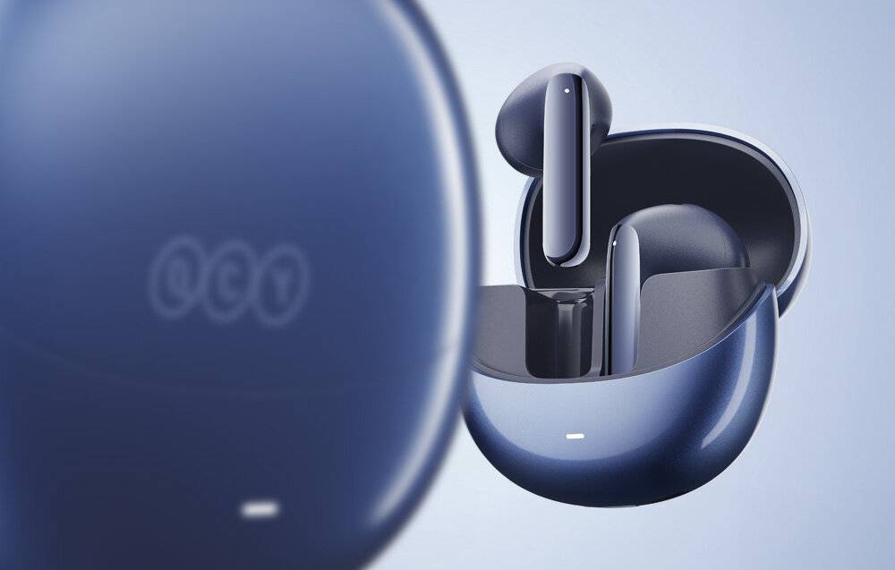 TWS QCY AilyBuds Pro+ HT10 Pro Kopfhörer, ANC (blau)