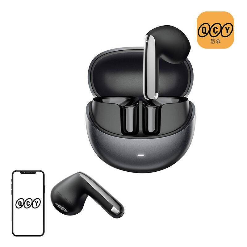 TWS QCY AilyBuds Pro+ HT10 Pro Kopfhörer, ANC (schwarz)