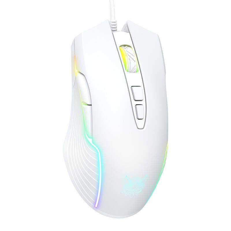 Gaming-Maus onikuma CW905 weiß verkabelt