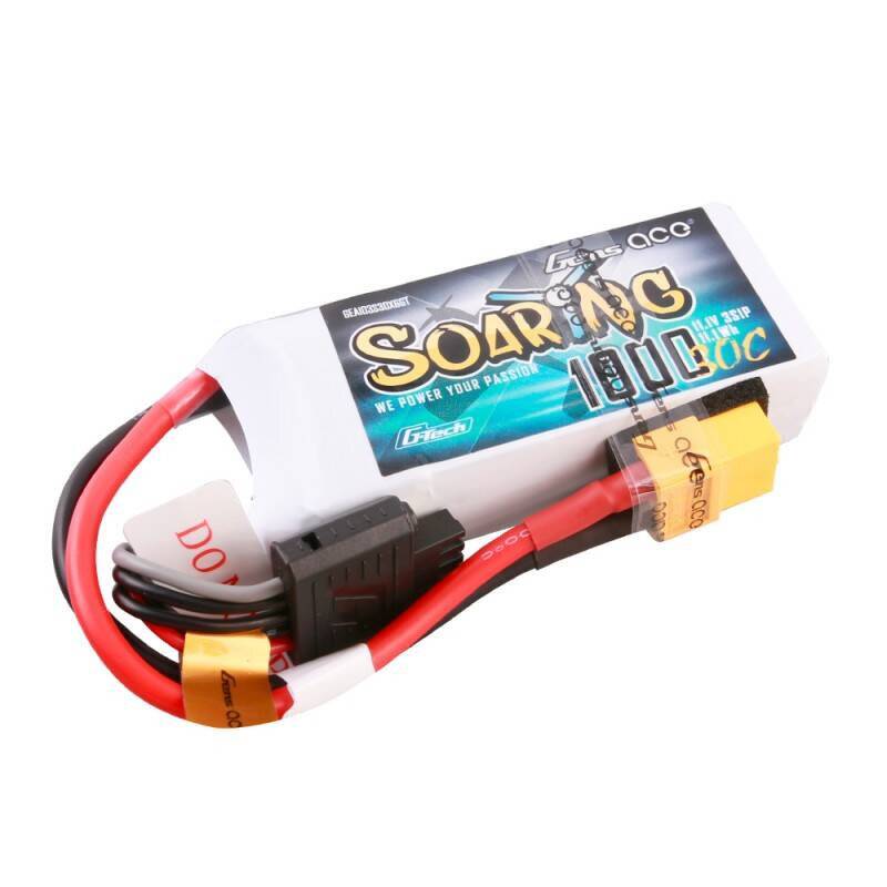 Gens ace G-Tech Soaring 1000mAh 11.1V 30C 3S1P Lipo Akku
