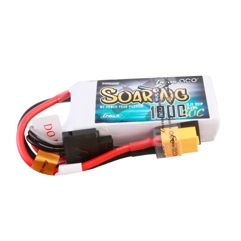 Gens ace G-Tech Soaring 1000mAh 11.1V 30C 3S1P Lipo Akku
