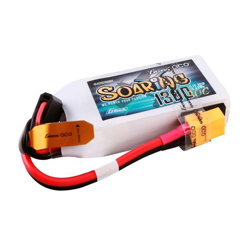 Gens ace G-Tech Soaring 1300mAh 11.1V 30C 3S1P Lipo Akku