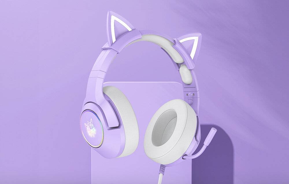 ONIKUMA K9 Lila Gaming-Kopfhörer