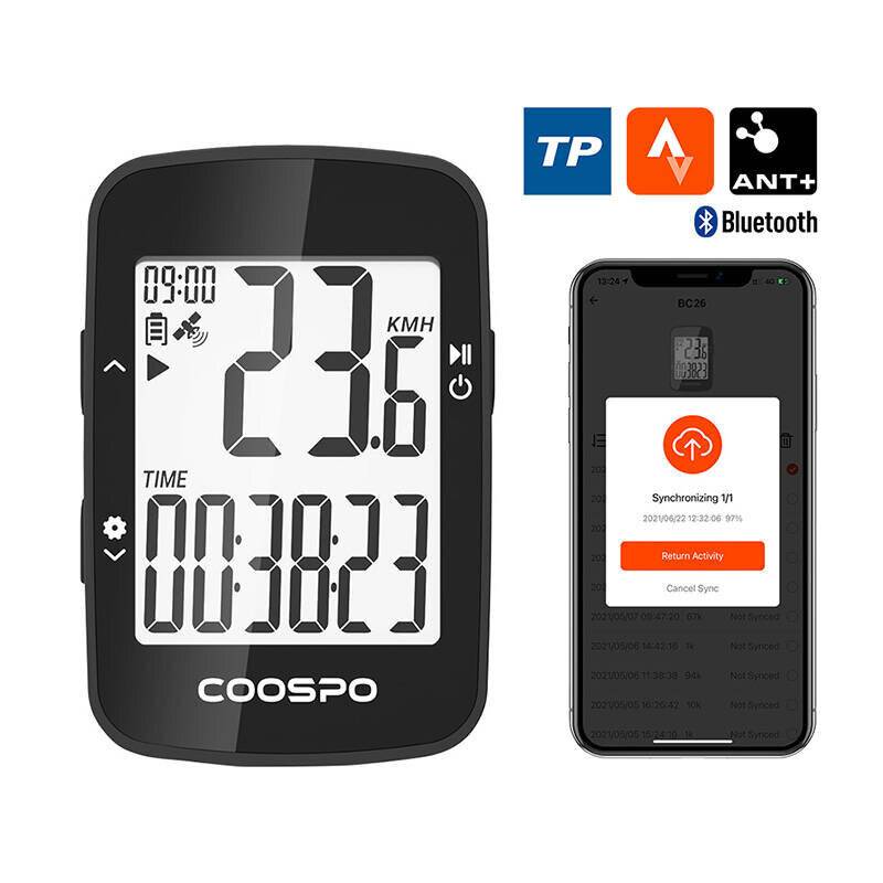 Fahrradcomputer Coospo BC26 compatibile mit z: Strava, Trainingpeaks etc.