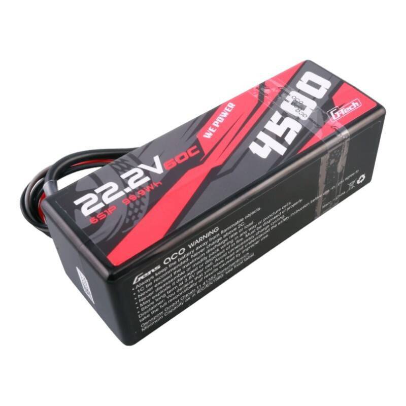 Gens ace G-Tech 4500mAh 6S1P 22.2V 60C HardCase RC Auto Lipo Akku 14#