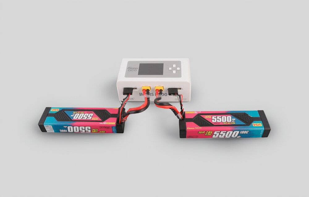 Gens Ace IMARS D300 G-Tech Channel AC/DC 300W/700W RC Akku-Ladegerät-EU Weiß