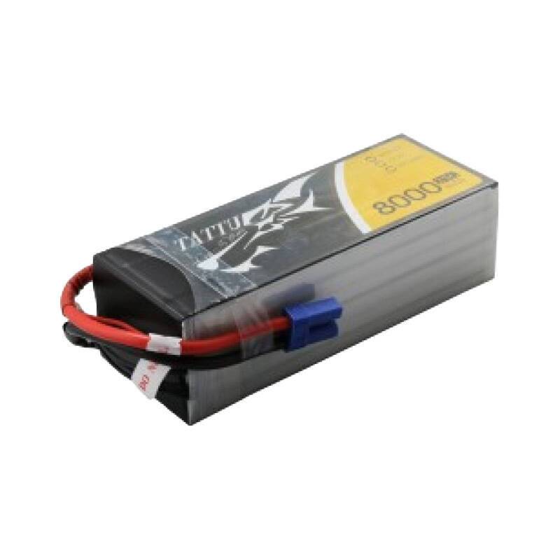 Tattu 8000mAh 22.2V 25C 6S1P Lipo Akku Pack mit EC5