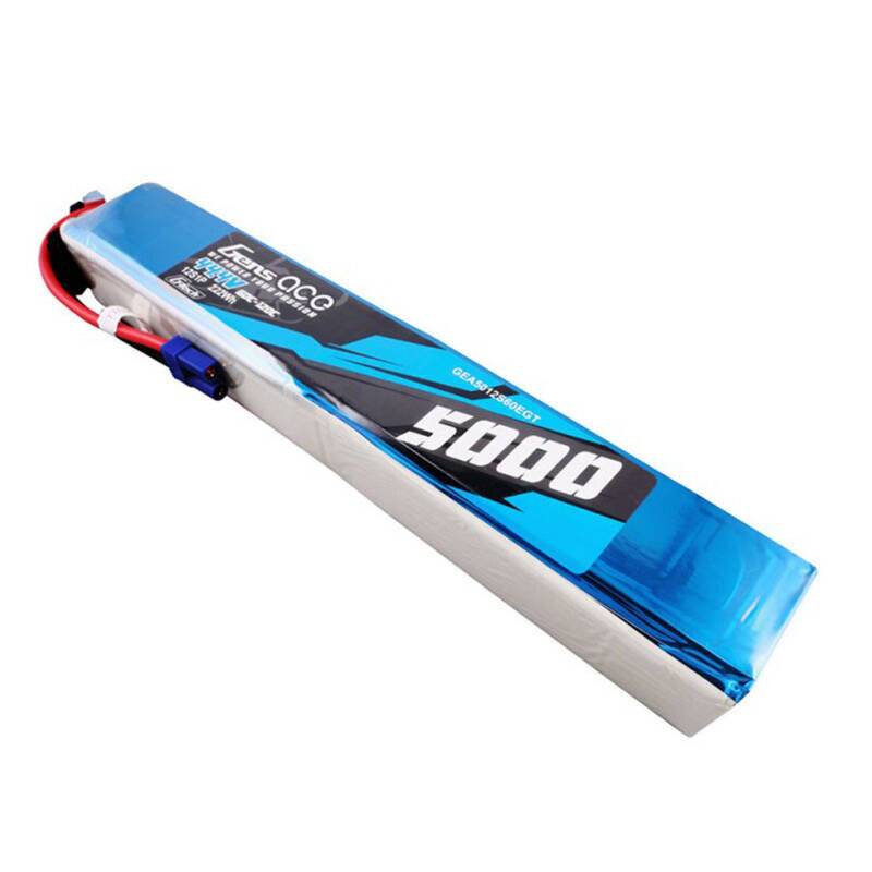 Gens ace G-Tech 5000mAh 60/120C 44.4V 12S1P Lipo Akku Pack mit EC5 Stecker