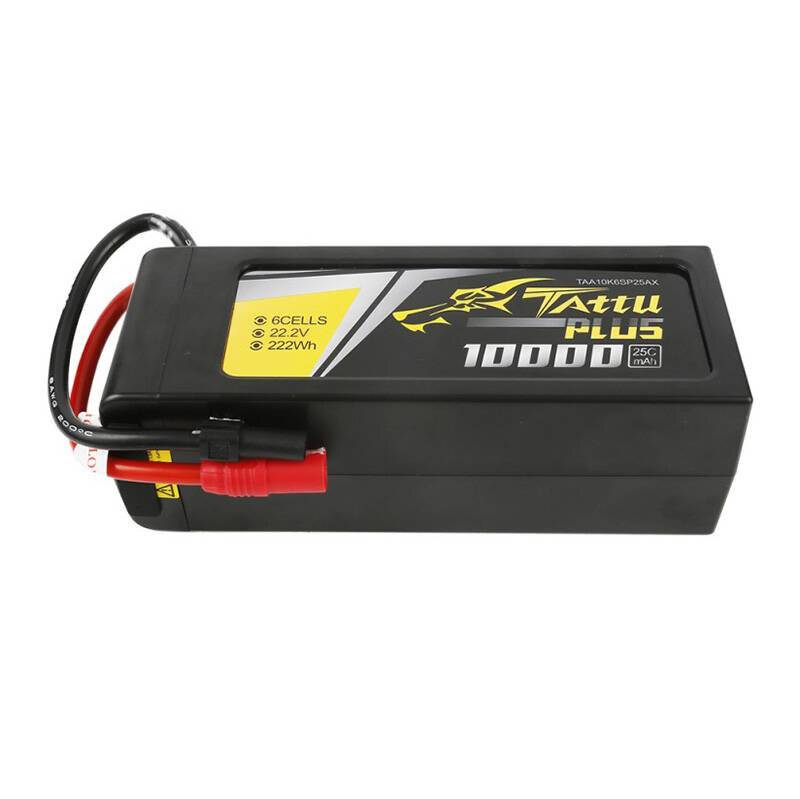 Tattu Plus 10000mAh 22.2V 25C 6S1P Lipo Akku Pack mit AS150+XT150 Stecker