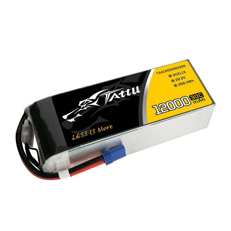 Tattu 12000mAh 22.2V 30C 6S1P UAV Lipo Akku Pack mit EC5 Stecker
