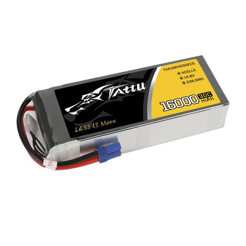 Tattu 16000mAh 14.8V 30C 4S1P Lipo Akku Pack mit EC5