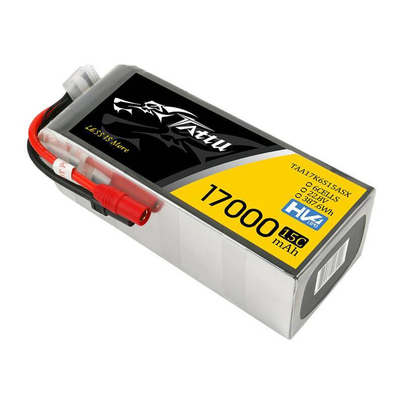 Tattu 17000mAh 22.8V 15C 6S1P Lipo Akku mit AS150+XT150 Stecker