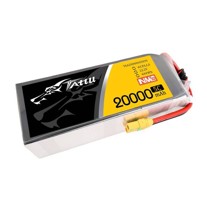 Tattu NMC 20000mAh 22.2V 5C 6S1P Lipo Akku Pack mit XT90-S Stecker