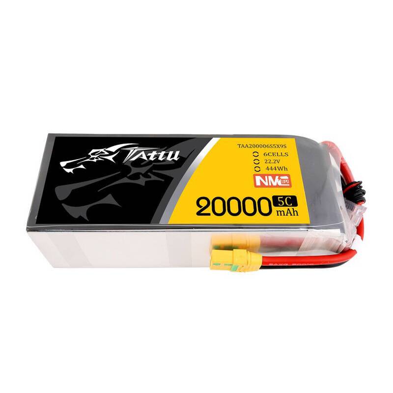 Tattu NMC 20000mAh 22.2V 5C 6S1P Lipo Akku Pack mit XT90-S Stecker