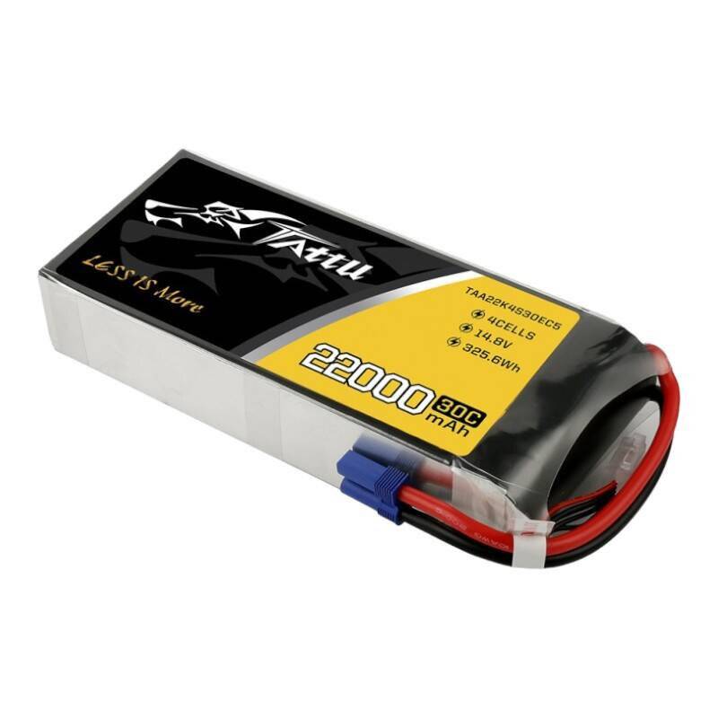 Tattu 22000mAh 14.8V 30C 4S1P Lipo Akku Pack mit EC5