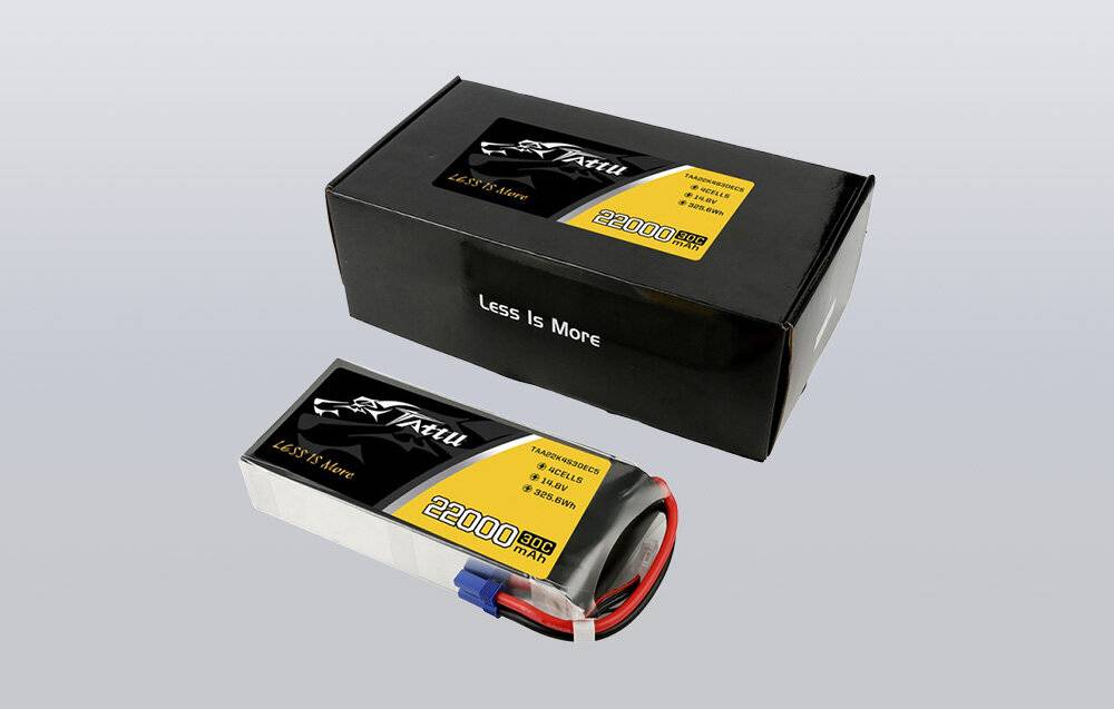 Tattu 22000mAh 14.8V 30C 4S1P Lipo Akku Pack mit EC5