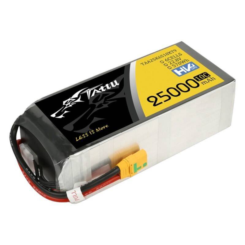 Tattu 25000mAh 22.8V 10C 6S1P Lipo Akku Pack mit XT90-S