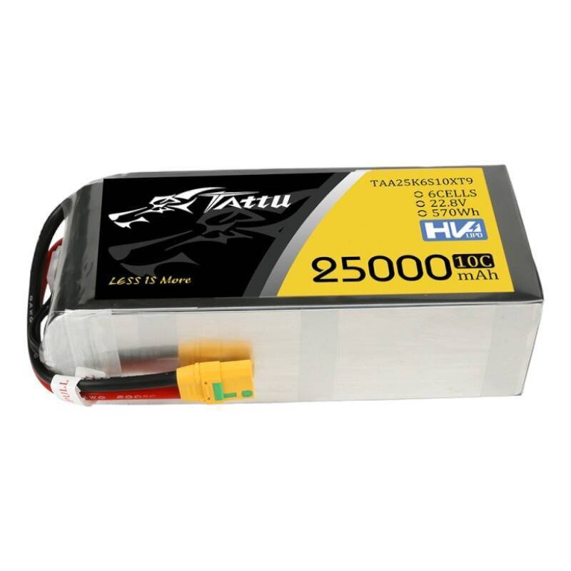 Tattu 25000mAh 22.8V 10C 6S1P Lipo Akku Pack mit XT90-S
