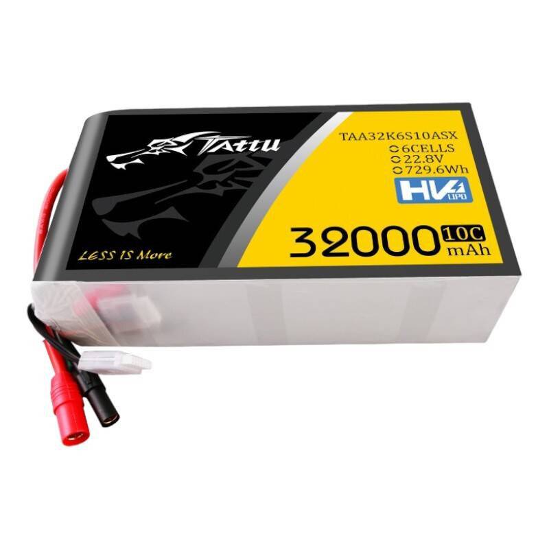 Tattu 32000mAh 22.2V 25C 6S1P Lipo Akku Pack mit AS150+XT150