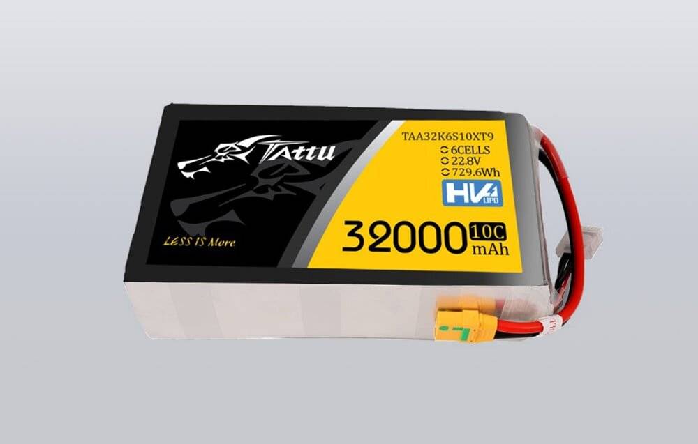 Tattu 32000mAh 22.8V 10C 6S1P Lipo Akku Pack mit XT90-S