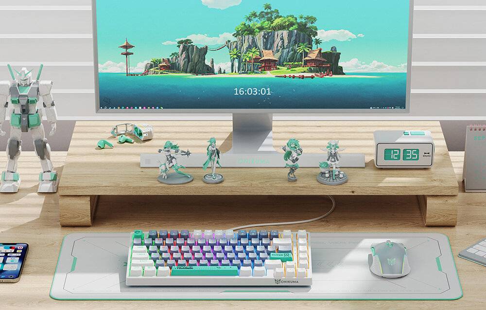 ONIKUMA G52 82 Tasten USB Wired Mechanical Keyboard