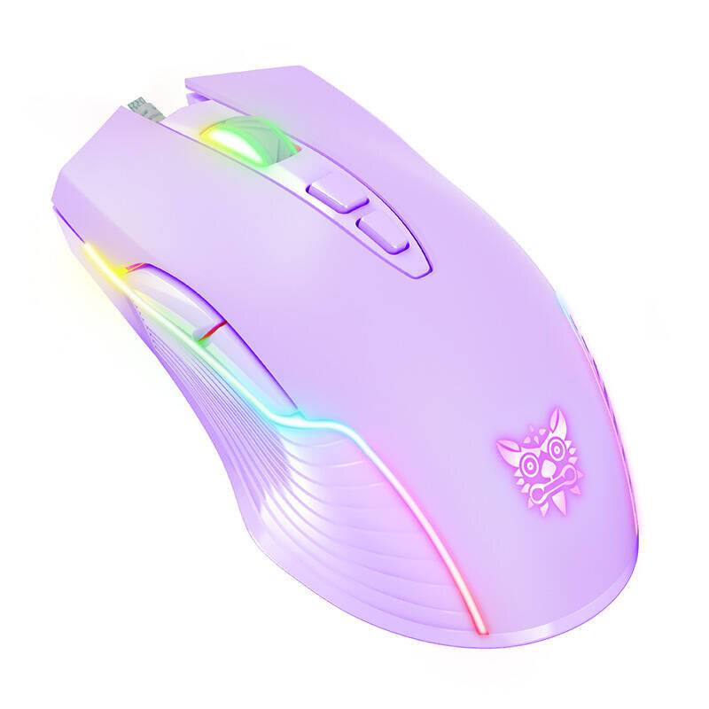 ONIKUMA RGB Wired Gaming Maus CW905 Lila