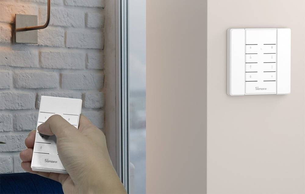 Intelligenter Dimmschalter Sonoff D1 mit Fernbedienung RM433R2