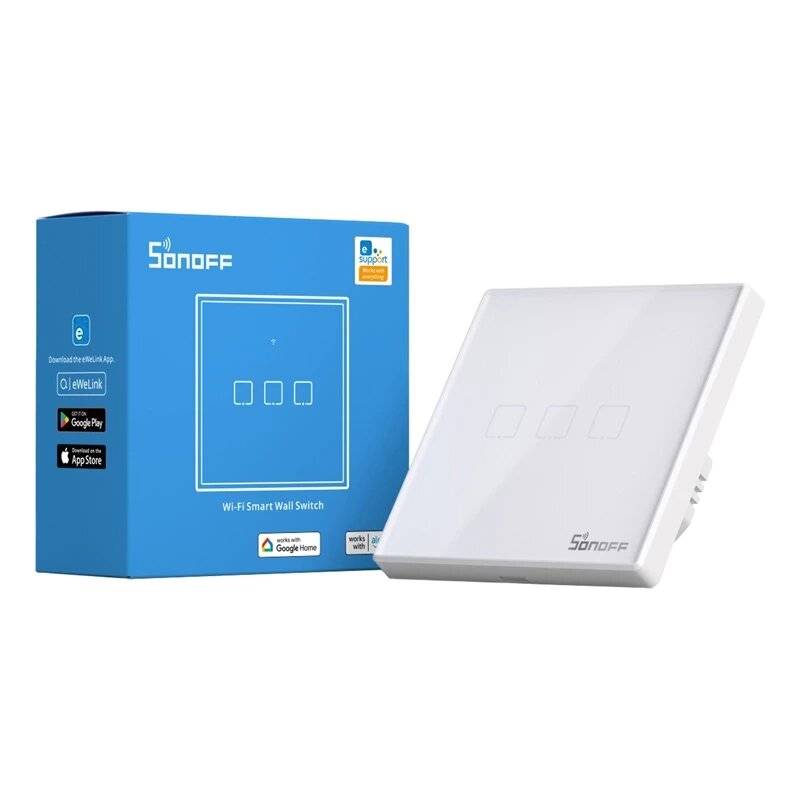 Smart Switch WiFi + RF 433 Sonoff T2 EU TX (3-Kanal) aktualisiert