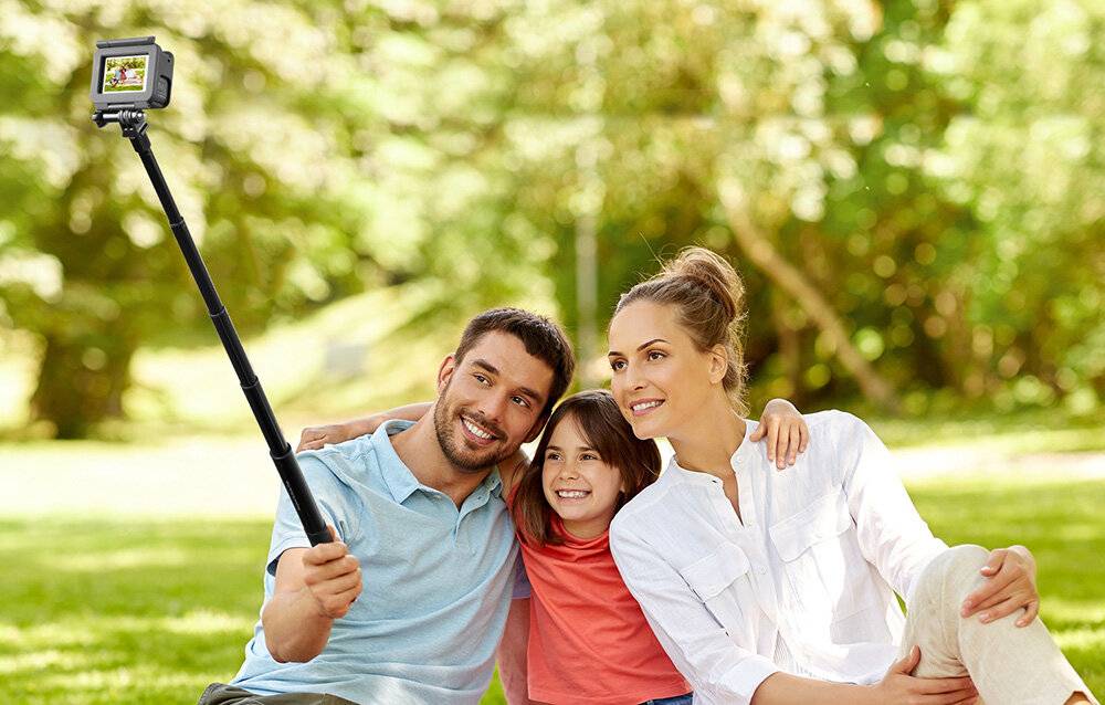 Metall-Selfie-Stick PULUZ 110 cm für Insta360 One RS / X2 / X3 / X4