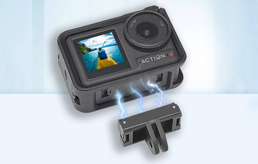 Magnetische Schnellwechselhalterung PULUZ für DJI Osmo Action 4 / 3