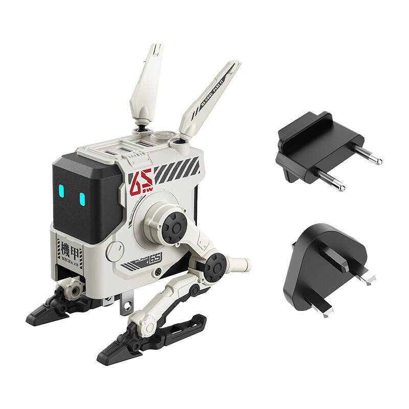 GravaStar Alpha65 65W GaN Schnellladegerät Kriegsbeschädigte Version Weiß